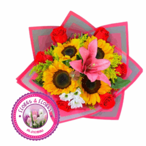 Bouquet Rosas y Lirio